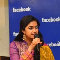 Keerthy Suresh - Nani and Keerthi Suresh at Facebook Office To Promote Nenu Local Photos | Picture 1465418