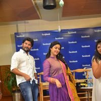 Nani and Keerthi Suresh at Facebook Office To Promote Nenu Local Photos | Picture 1465461