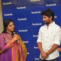 Nani and Keerthi Suresh at Facebook Office To Promote Nenu Local Photos | Picture 1465462