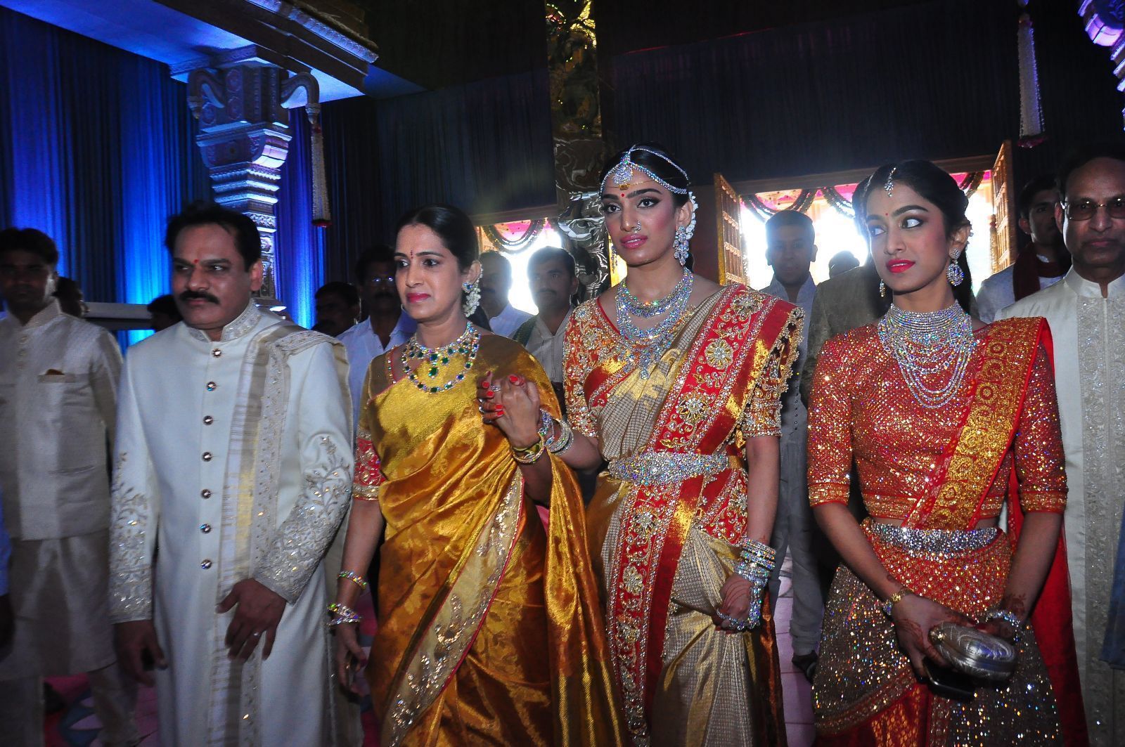 TSR Grandson Keshav and Veena Wedding Reception Photos | Picture 1467272
