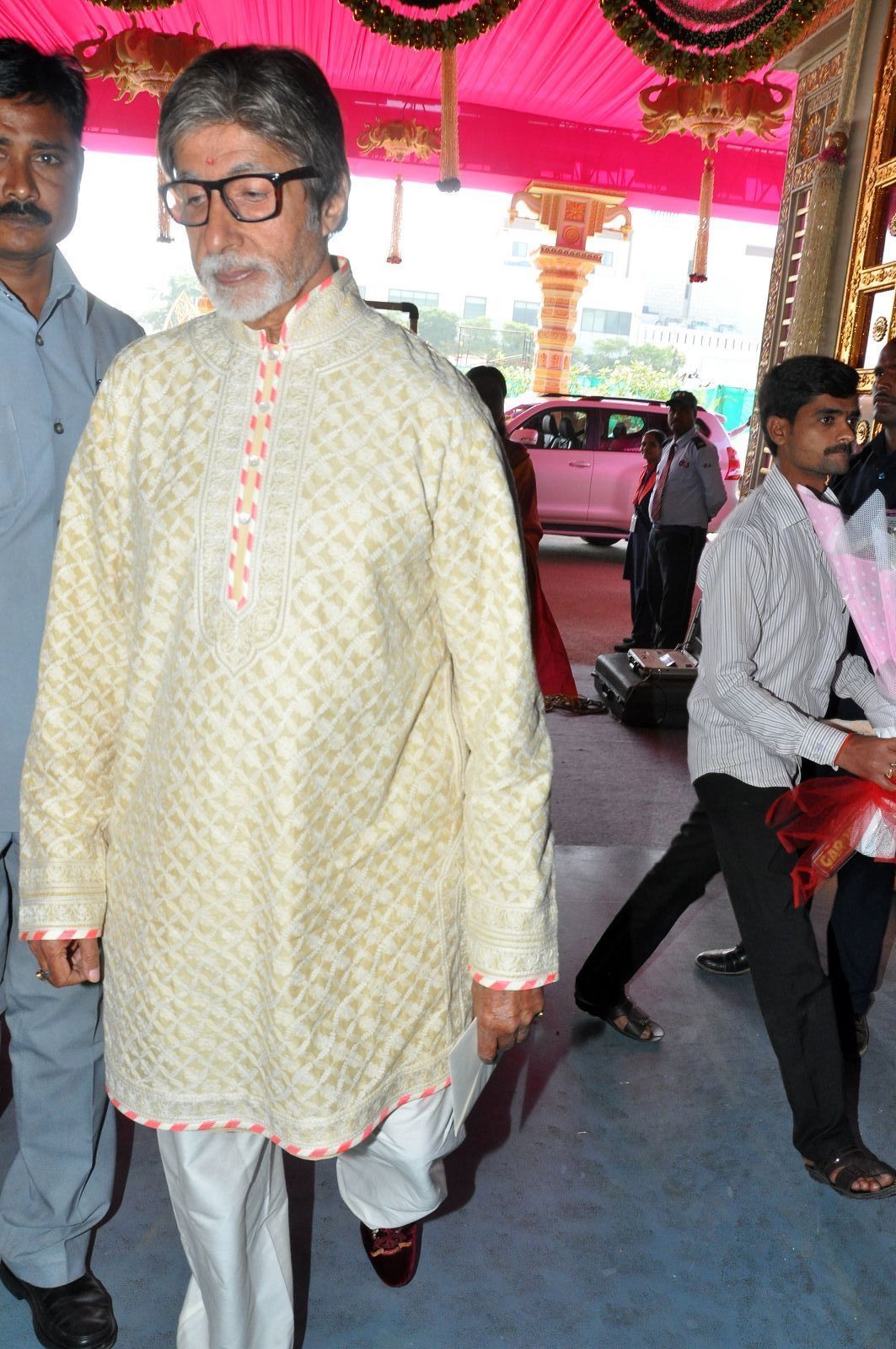 Amitabh Bachchan - TSR Grandson Keshav and Veena Wedding Reception Photos | Picture 1467257