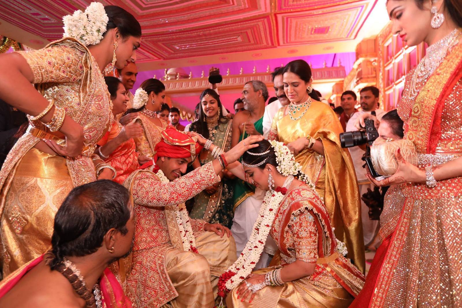 TSR Grandson Keshav and Veena Wedding Reception Photos | Picture 1467165