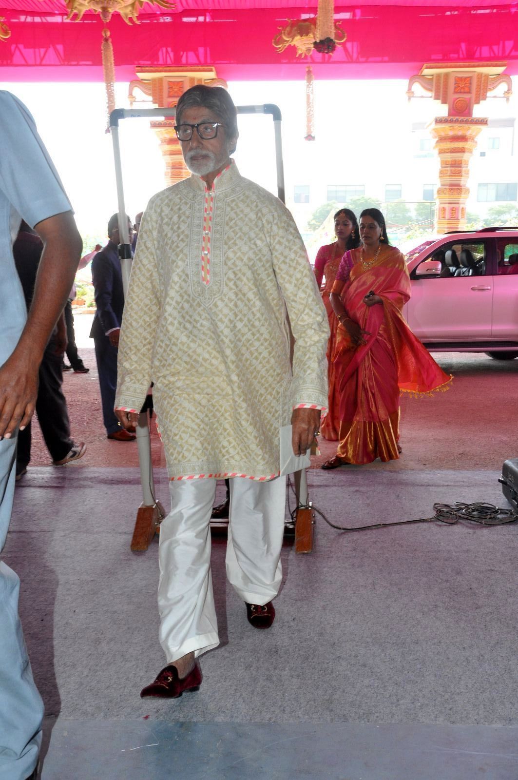 Amitabh Bachchan - TSR Grandson Keshav and Veena Wedding Reception Photos | Picture 1467255