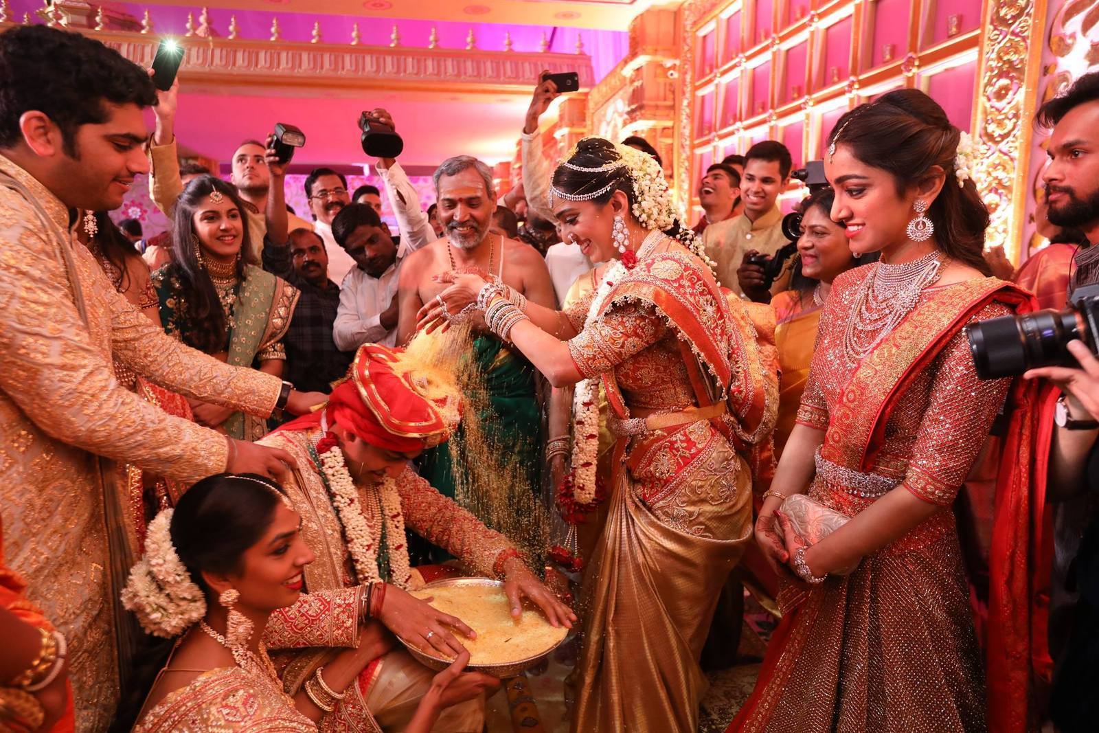 TSR Grandson Keshav and Veena Wedding Reception Photos | Picture 1467168