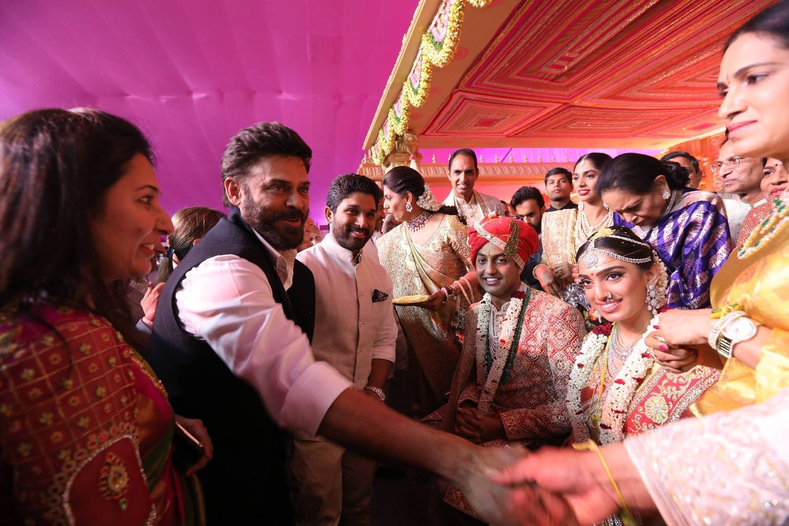 TSR Grandson Keshav and Veena Wedding Reception Photos | Picture 1467175