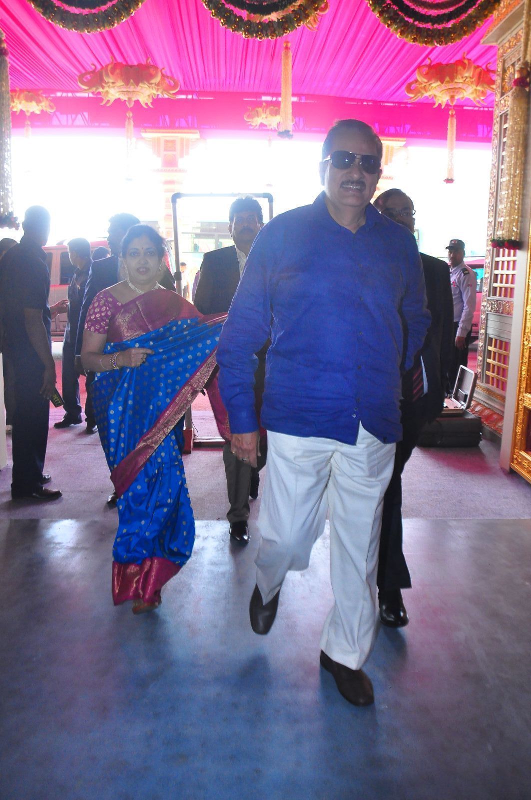 TSR Grandson Keshav and Veena Wedding Reception Photos | Picture 1467273