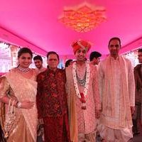 TSR Grandson Keshav and Veena Wedding Reception Photos