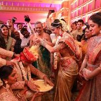 TSR Grandson Keshav and Veena Wedding Reception Photos | Picture 1467168