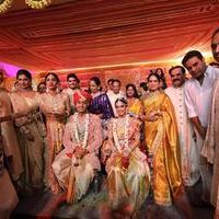 TSR Grandson Keshav and Veena Wedding Reception Photos | Picture 1467177