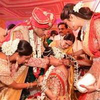 TSR Grandson Keshav and Veena Wedding Reception Photos | Picture 1467166