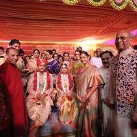TSR Grandson Keshav and Veena Wedding Reception Photos | Picture 1467171