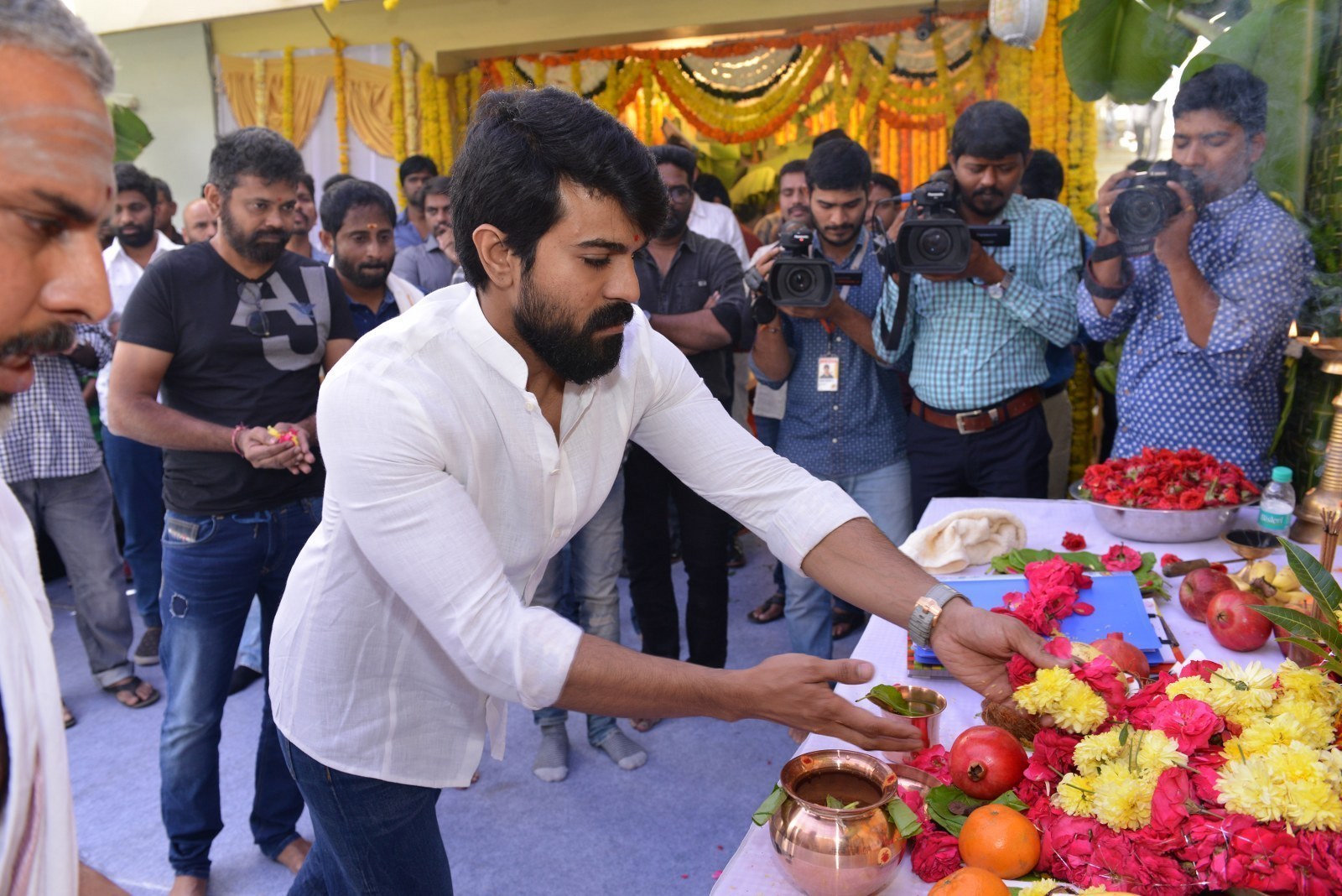 Sukumar and Ram Charan Movie Opening Photos | Picture 1468130