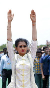 Actress Gouthami Youth Yoga in Geetham College in Hyderabad | Picture 1509454
