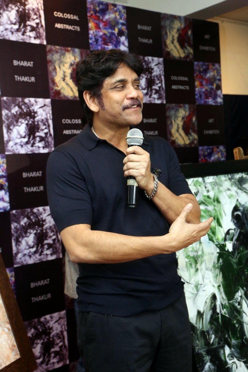 Akkineni Nagarjuna - Launch Of Bharat Thakur's Colossal Abstracts at Gallery Space Photos | Picture 1480486