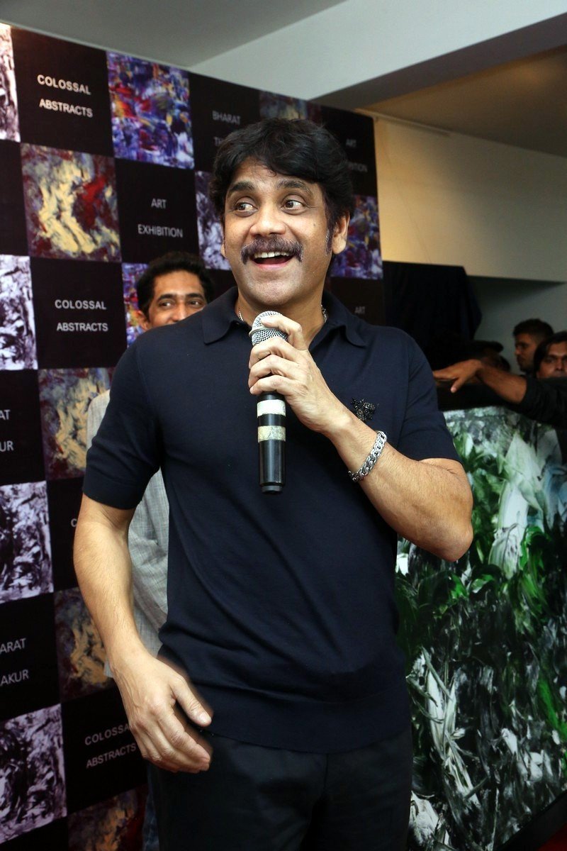 Akkineni Nagarjuna - Launch Of Bharat Thakur's Colossal Abstracts at Gallery Space Photos | Picture 1480485