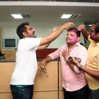 Rogue Movie Team Celebrates Holi at Radio City FM Photos | Picture 1481494