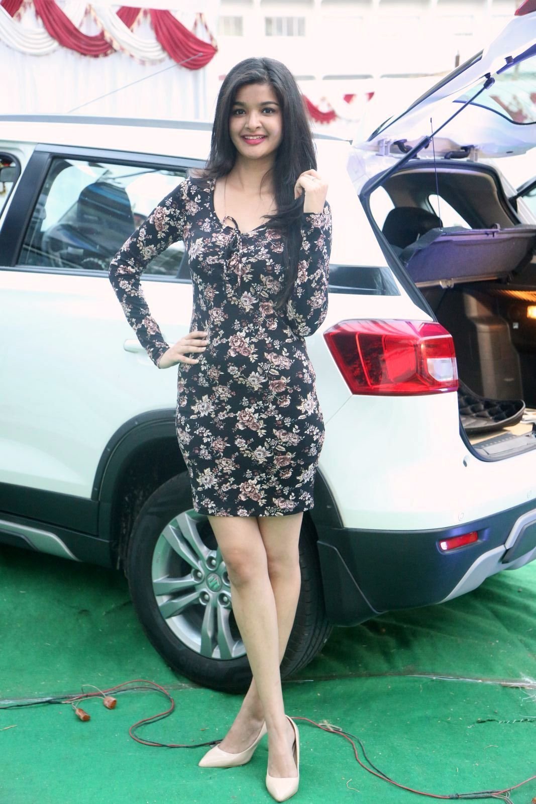 Actress Kritika Stills At Capdase Auto Linen Launched 7D Car Floor Mat into TS and AP market | Picture 1482954
