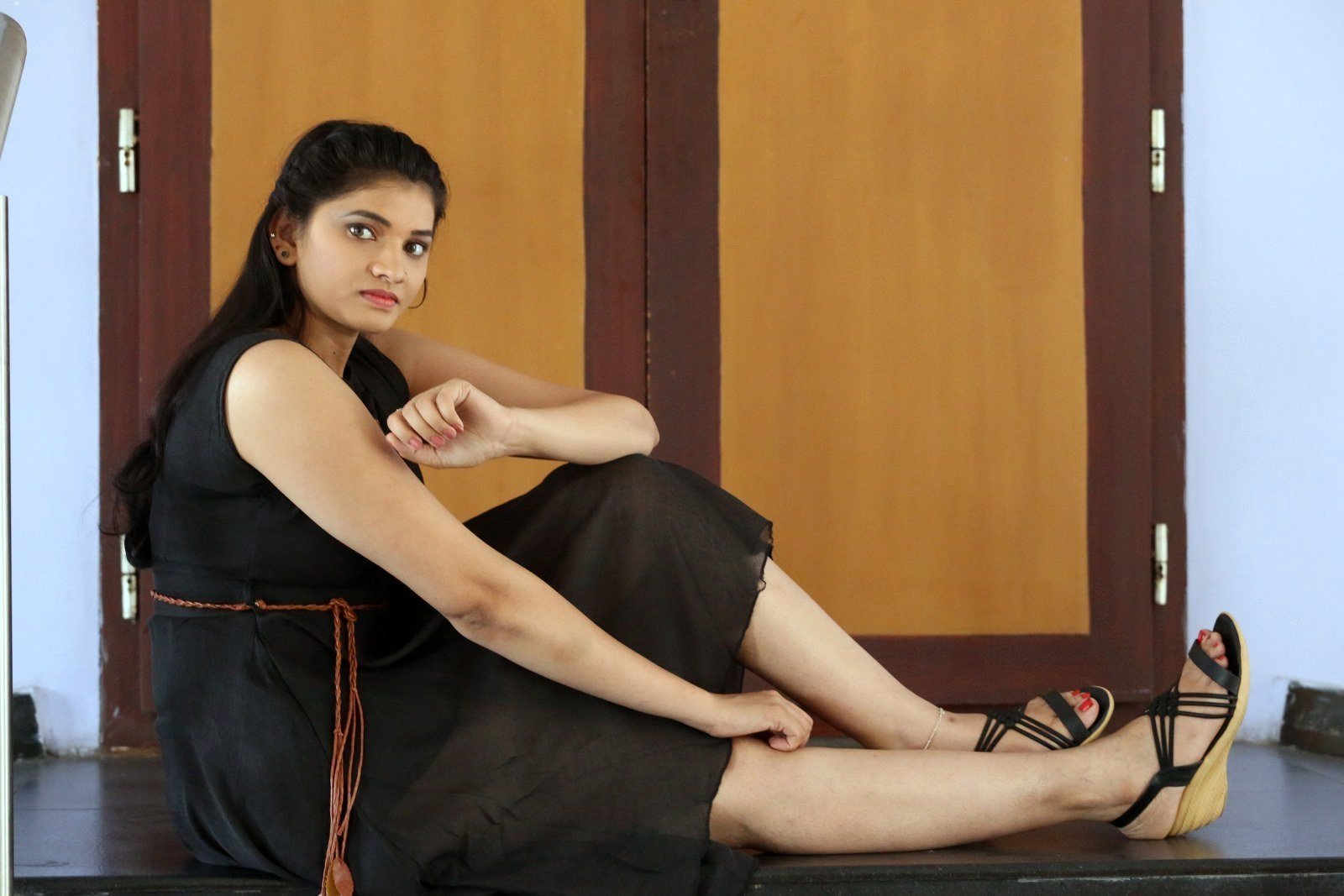 Actress Khanishka Hot In Black Shorts Photos | Picture 1486965