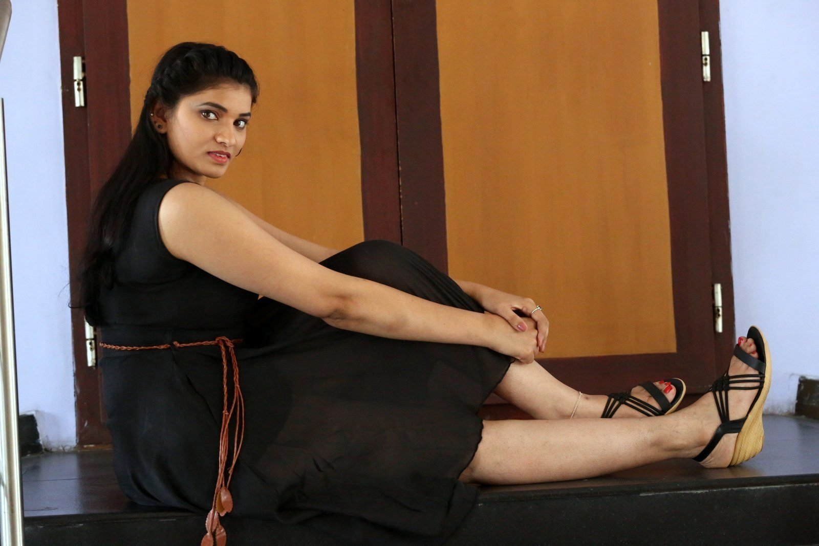 Actress Khanishka Hot In Black Shorts Photos | Picture 1486963