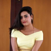 Actress Shipra Gaur Hot in Yellow Deep Neck Shorts Photos