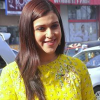 Mannara Chopra during launch of Samsung S8 Smart Mobile Photos | Picture 1496177