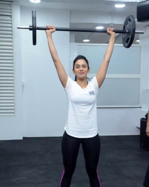 Saina Nehwal Launches Rakul Preet Singh F45 Gym at Kokapet Photos | Picture 1541729