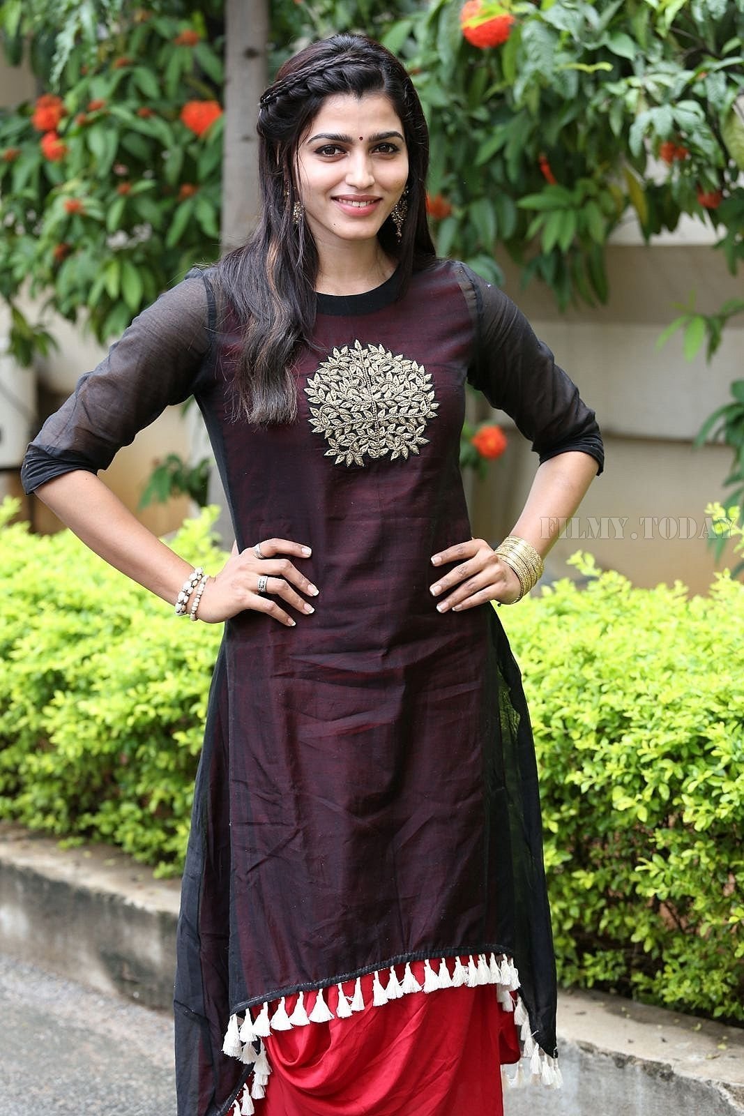 Actress Sai Dhanshika at Meela Movie Press Meet Photos | Picture 1534591