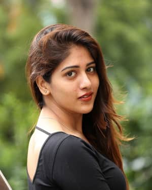 Actress Chandini Chowdary at Howrah Bridge Movie Teaser Launch Photos