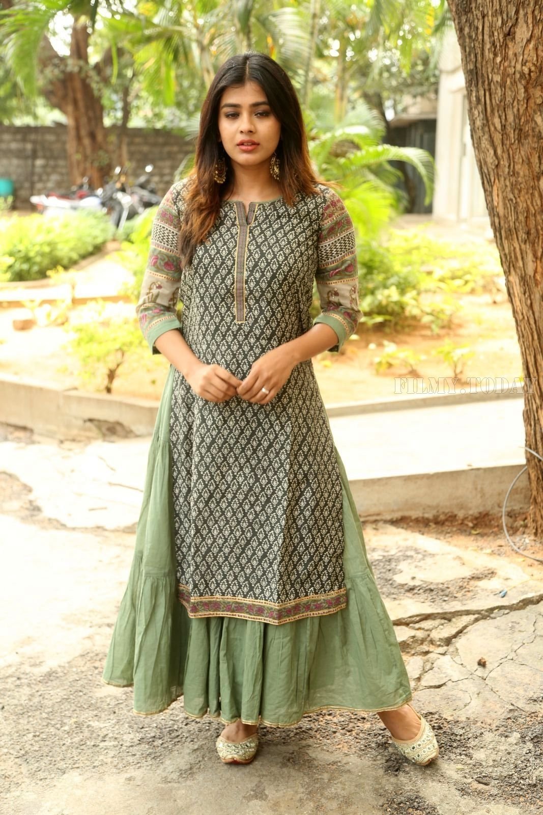Actress Hebah Patel at Angel Trailer Launch Photos | Picture 1538390