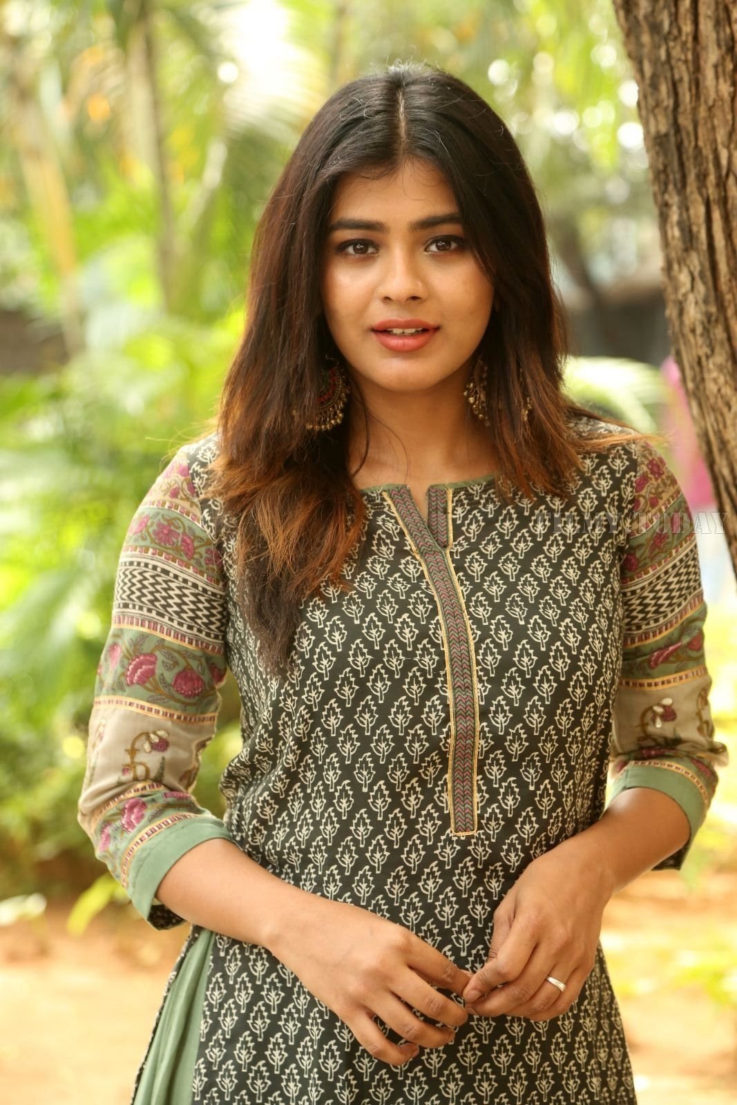 Actress Hebah Patel at Angel Trailer Launch Photos | Picture 1538426