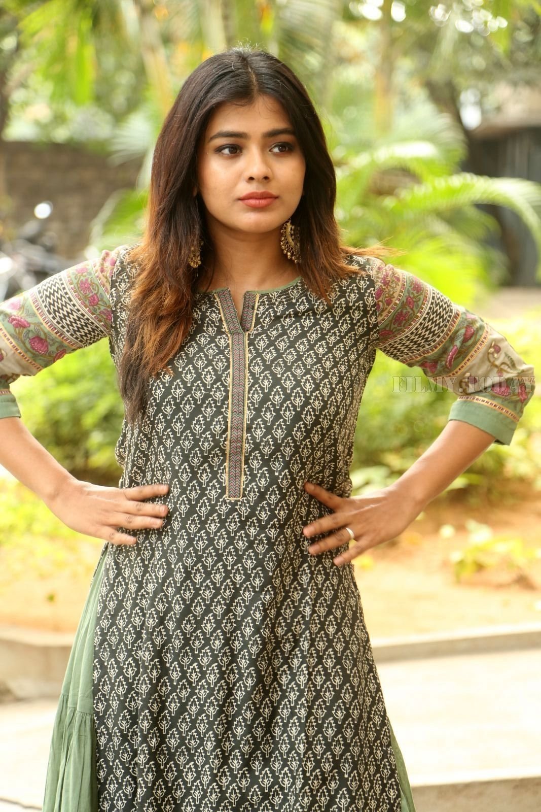 Actress Hebah Patel at Angel Trailer Launch Photos | Picture 1538392