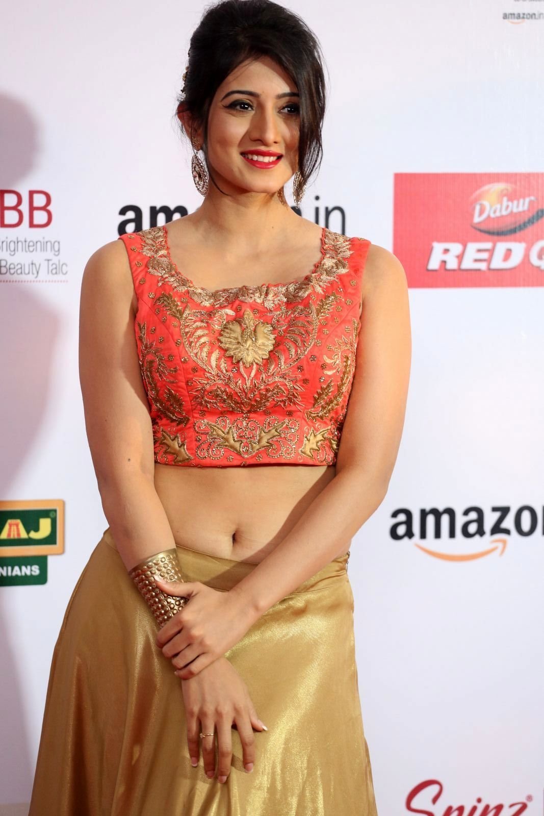 Actress Harshika Poonacha Hot at Mirchi Awards 2017 Photos | Picture 1525375
