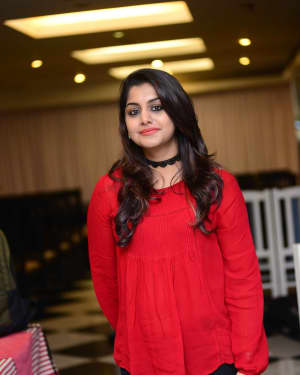 Actress Meera Nandan in Red Dress Photos