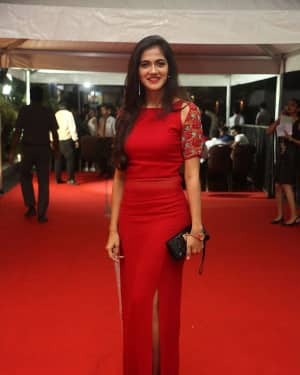 Actress Simran Chowdary at Mirchi Music Awards 2017 Photos | Picture 1527655