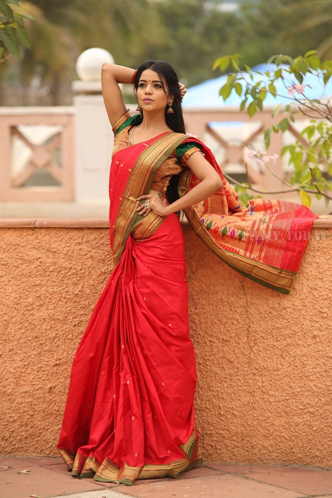 Actress Bhavya Sri Stills at Silk India Expo at Shilpakala Vedika | Picture 1575012