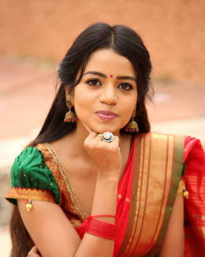 Actress Bhavya Sri Stills at Silk India Expo at Shilpakala Vedika | Picture 1574997