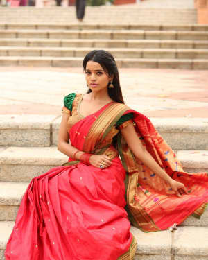 Actress Bhavya Sri Stills at Silk India Expo at Shilpakala Vedika | Picture 1575007
