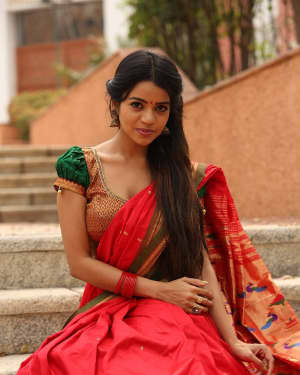 Actress Bhavya Sri Stills at Silk India Expo at Shilpakala Vedika | Picture 1574990