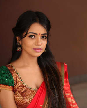 Actress Bhavya Sri Stills at Silk India Expo at Shilpakala Vedika | Picture 1575013