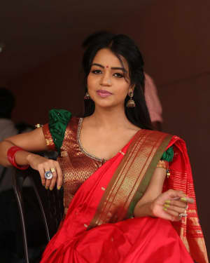 Actress Bhavya Sri Stills at Silk India Expo at Shilpakala Vedika | Picture 1575022