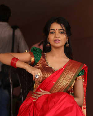 Actress Bhavya Sri Stills at Silk India Expo at Shilpakala Vedika | Picture 1575023