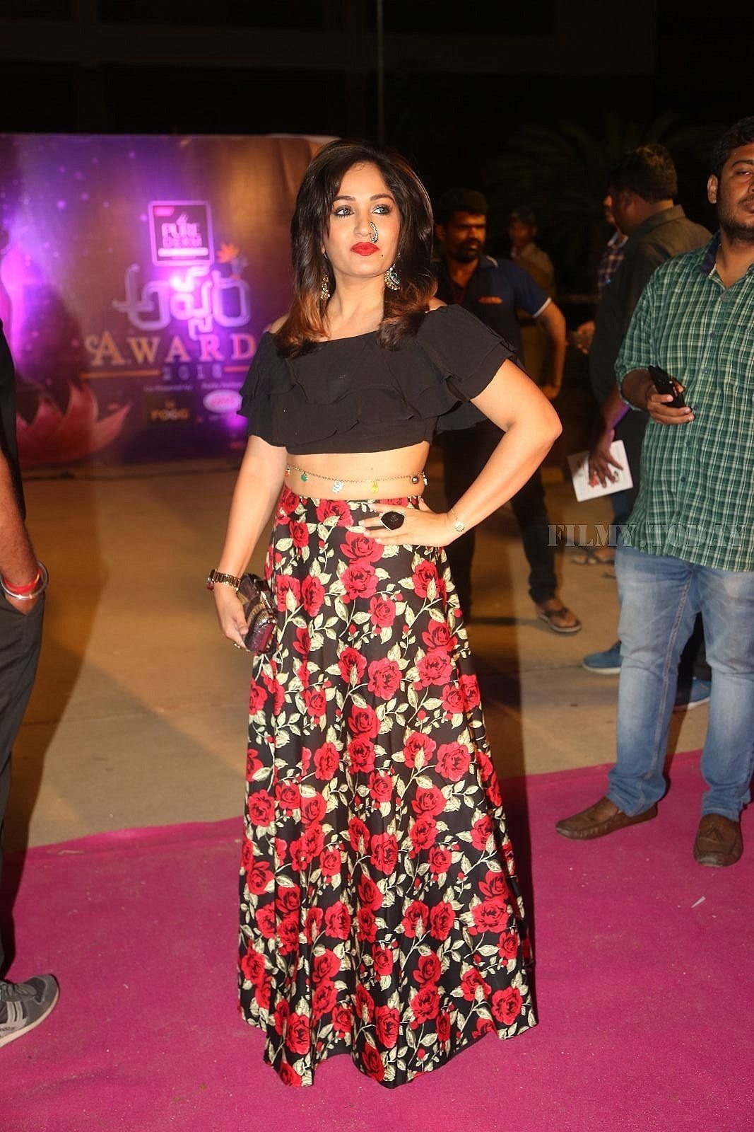 Madhavi Latha - Zee Telugu Apsara Awards 2018 Red Carpet Stills | Picture 1576539