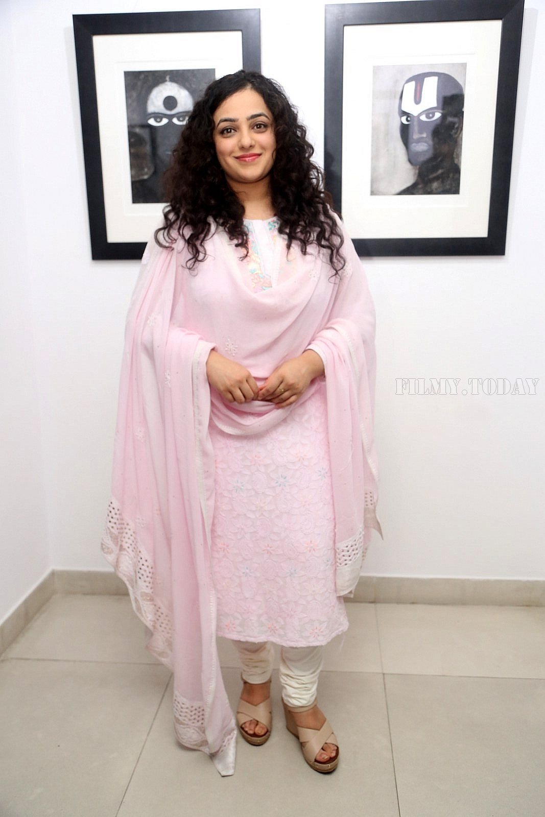Actress Nithya Menon Stills at Gaze Art Show | Picture 1580648
