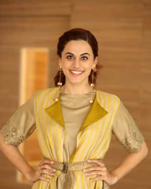 Taapsee Pannu Photos during Neevevaro Movie Interview  | Picture 1594345
