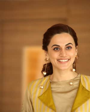 Taapsee Pannu Photos during Neevevaro Movie Interview  | Picture 1594375