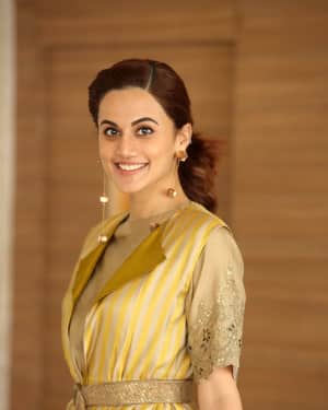 Taapsee Pannu Photos during Neevevaro Movie Interview  | Picture 1594371