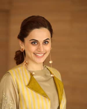 Taapsee Pannu Photos during Neevevaro Movie Interview  | Picture 1594376