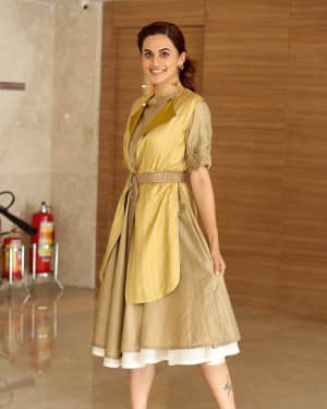 Taapsee Pannu Photos during Neevevaro Movie Interview  | Picture 1594369