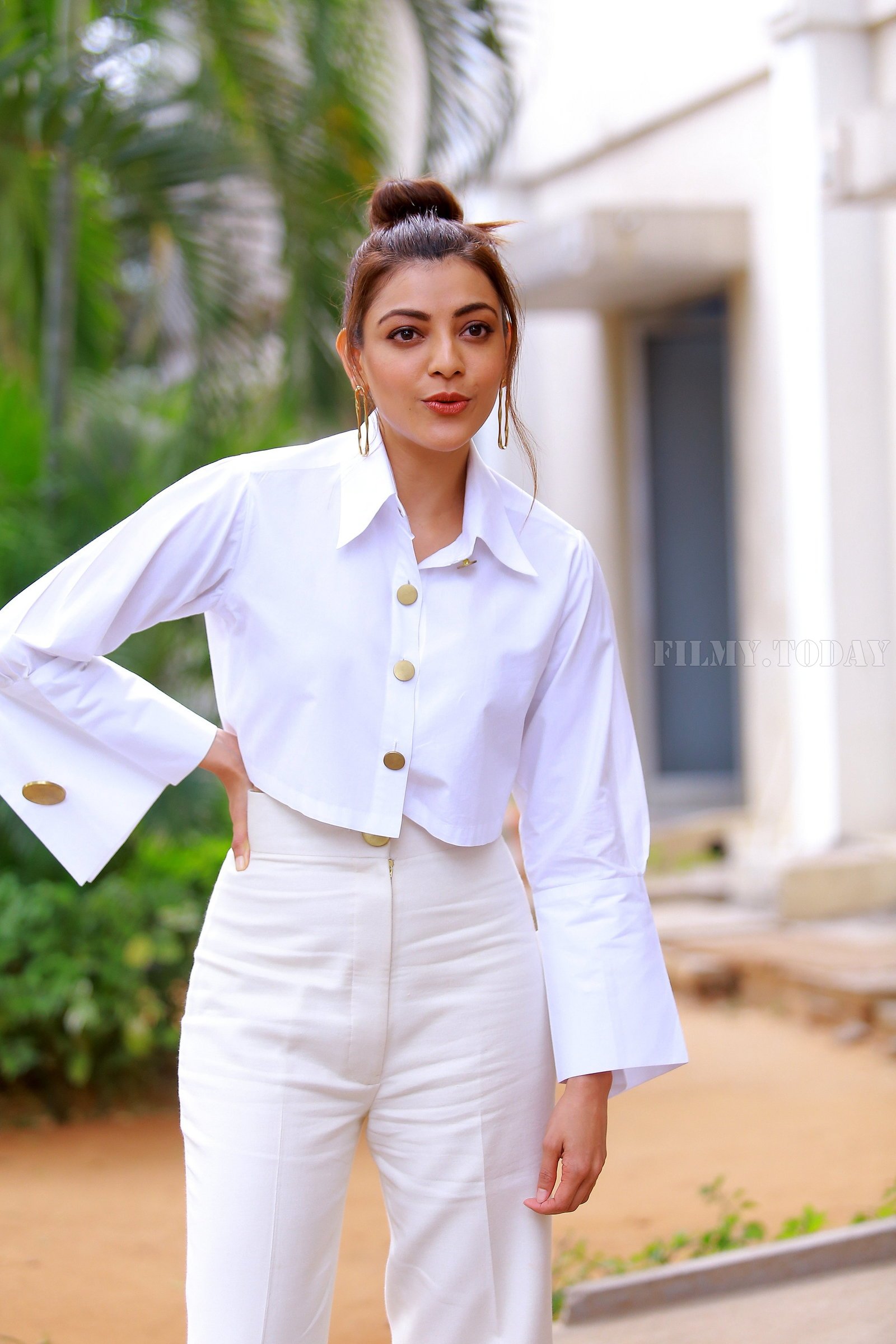 Kajal Aggarwal Photos at Kavacham Film Interview | Picture 1614410