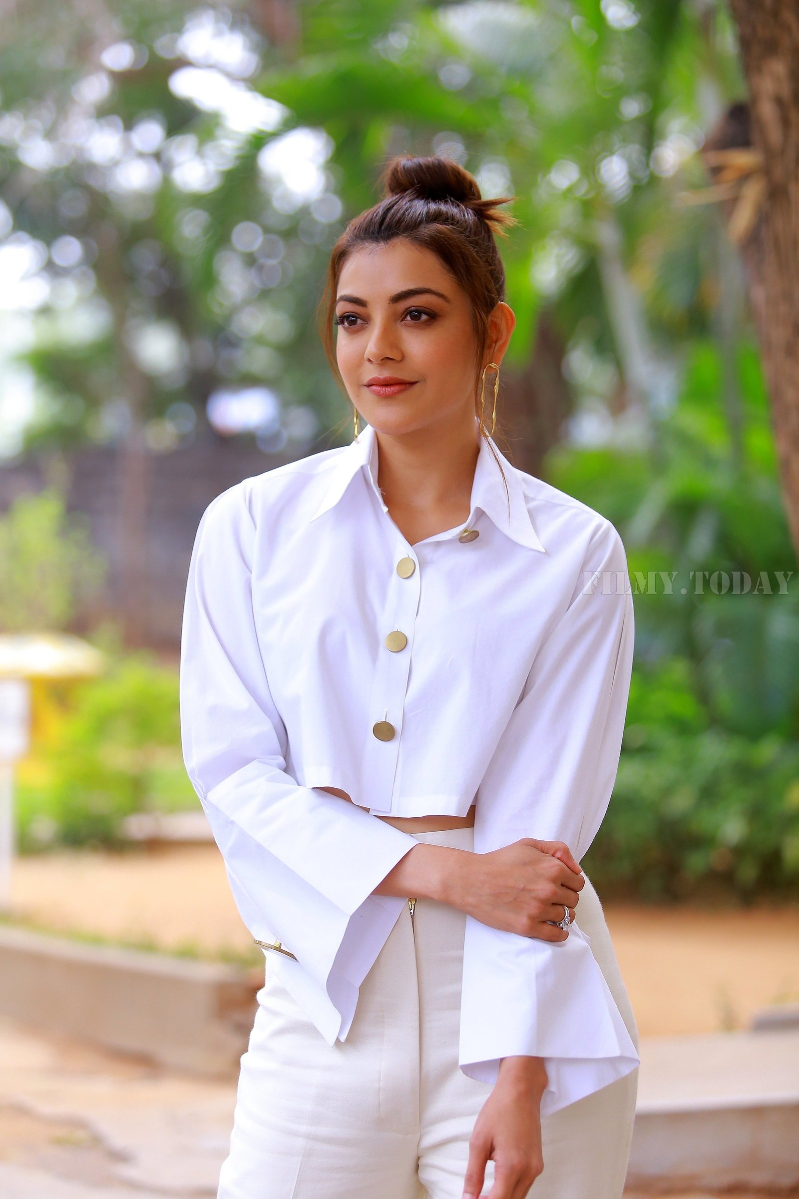 Kajal Aggarwal Photos at Kavacham Film Interview | Picture 1614390